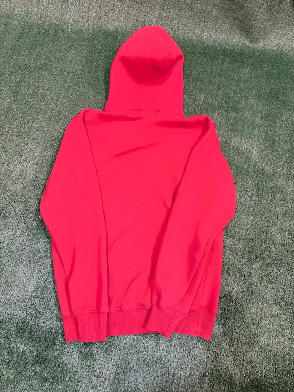 Red Graphic Rhinestone Hooded Sweatshirt - Picture 2 of 3